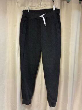 Charcoal Gray Drawstring Jogger Sweatpants SP Active XL
